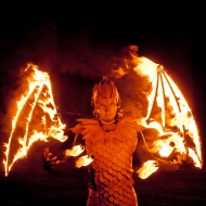 Огненный дракон на детский праздник
