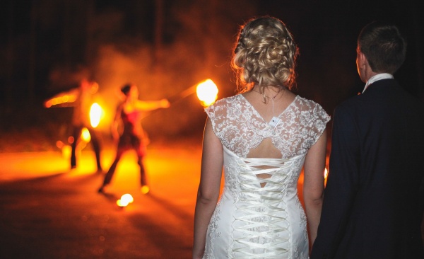 Свадебное огненное шоу